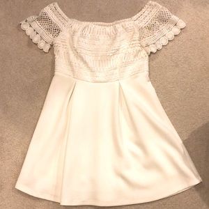 White Summer Party Dress